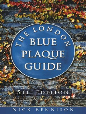 cover image of The London Blue Plaque Guide